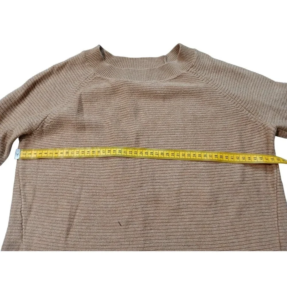 OLD NAVY forest tipped varsity round neck sweater size M. - Picture 2 of 3